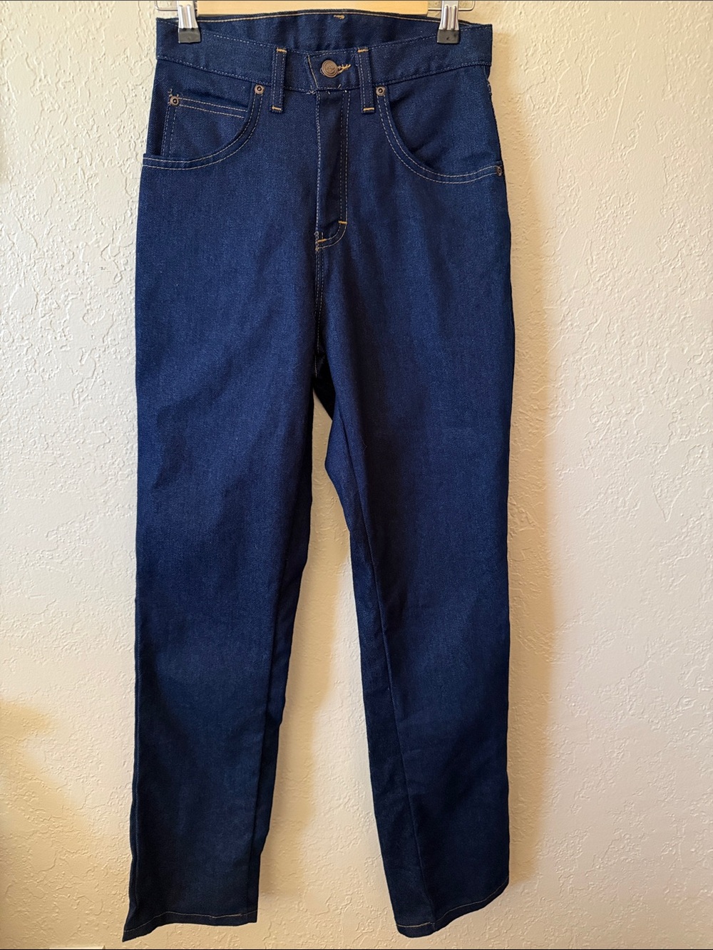 Vintage 80s 90s Sheplers Western Jeans Dark Wash High Rise Straight Sz 6T